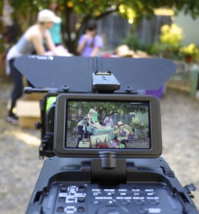 The Sony FS700RH on the set of SPACE COWGIRLS, directed by Adele Slaughter