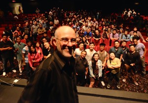 20 March 2014. Three hundred eager young shooters and filmmakers attended my public workshop in Makati City.